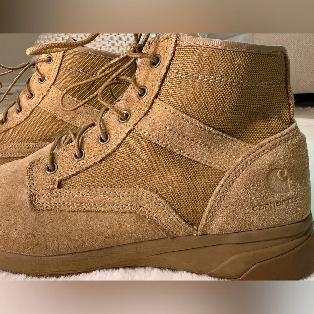 Carhartt Men's Brown Suede Lace-Up Boots